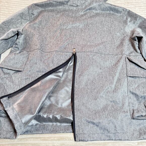 Life Code Progressive Jacket Mens Size Large Cargo Zip Hooded Windbreaker - Picture 10 of 12